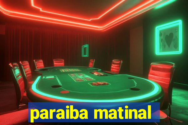 paraiba matinal